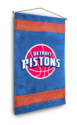 Detroit Pistons 29.5" x 45" Coordinating NCAA "MVP Collection" Wall Hanging from Kentex