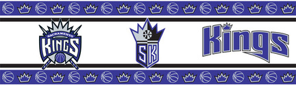 Sacramento Kings 5" x 15' NBA Wall Border from Kentex