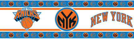 New York Knicks 5" x 15' NBA Wall Border from Kentex