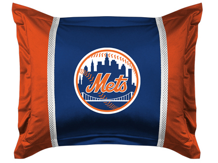 New York Mets Pillow Sham from "The MVP Collection" by Kentex