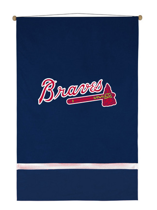 Atlanta Braves 28" x 45" Coordinating MLB "MVP Collection" Wall Hanging from Kentex