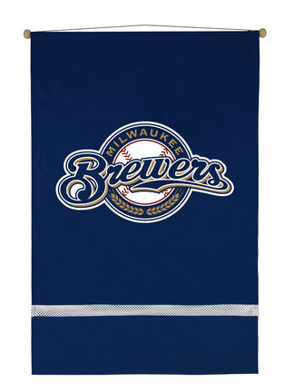 Milwaukee Brewers 28" x 45" Coordinating MLB "MVP Collection" Wall Hanging from Kentex