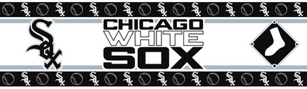 Chicago White Sox 5" x 15' MLB Wall Border from Kentex