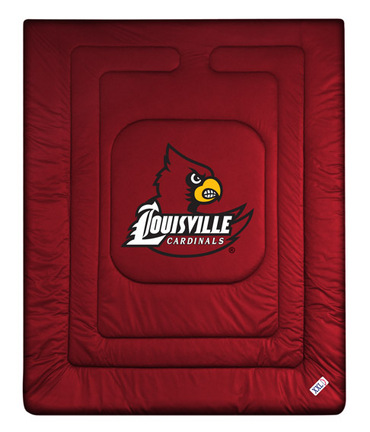 Louisville Cardinals Jersey Mesh Twin Comforter from "The Locker Room Collection" by Kentex