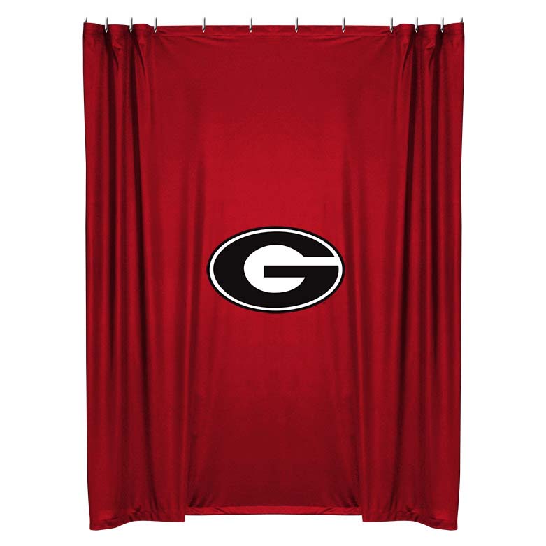 Georgia Bulldogs Shower Curtain by Kentex