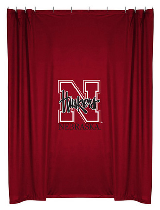 Nebraska Cornhuskers Shower Curtain by Kentex