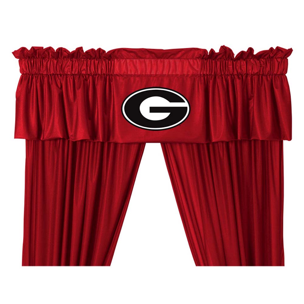 Georgia Bulldogs Coordinating Valance for the Locker Room or Sidelines Collection by Kentex