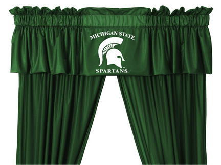 Michigan State Spartans Coordinating Valance for the Locker Room or Sidelines Collection by Kentex