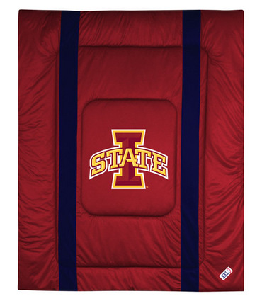 Iowa State Cyclones Jersey Mesh Full / Queen Comforter from "The Sidelines Collection" by Kentex