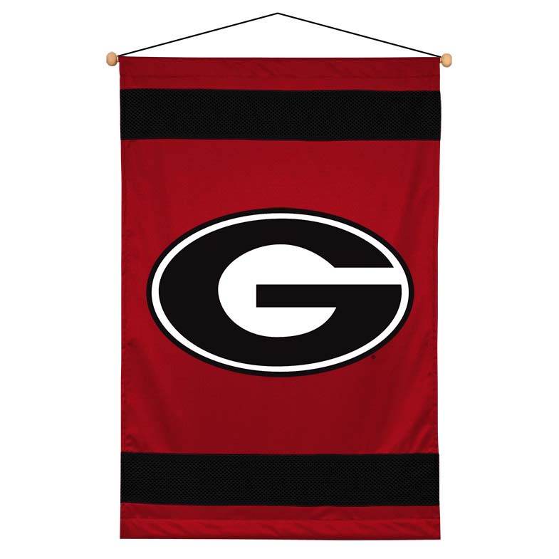 Georgia Bulldogs 29.5" x 45" Coordinating NCAA "Sidelines Collection" Wall Hanging from Kentex