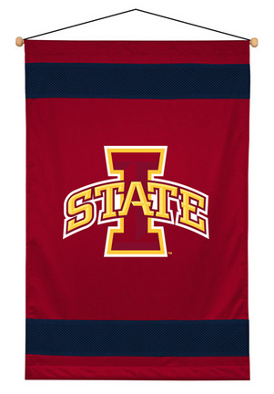 Iowa State Cyclones 29.5" x 45" Coordinating NCAA "Sidelines Collection" Wall Hanging from Kentex