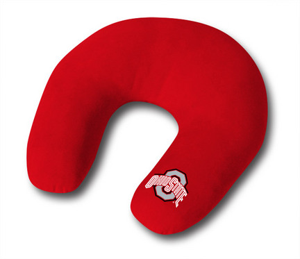 Ohio State Buckeyes 14" x 14" Neck Roll Pillow from "The MVP Collection" by Kentex