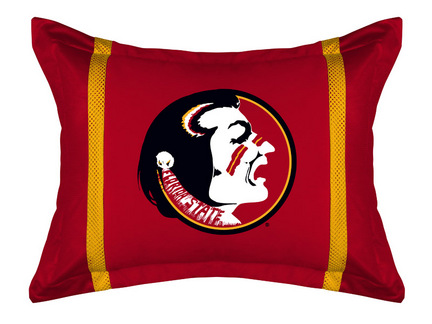Florida State Seminoles Standard Pillow Sham from "The MVP Collection" by Kentex