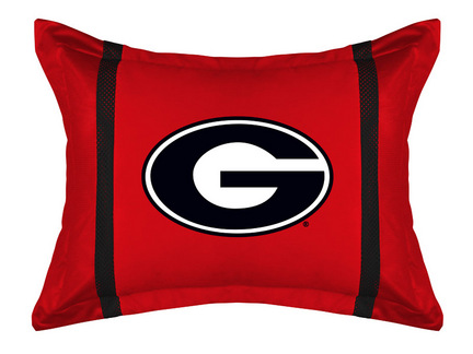 Georgia Bulldogs Pillow Sham from "The MVP Collection" by Kentex