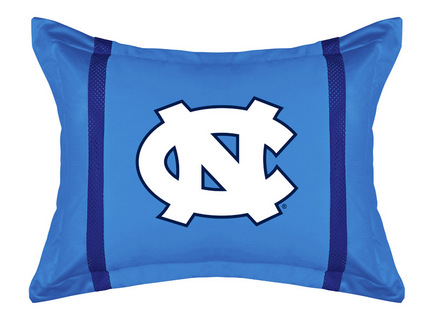 North Carolina Tar Heels Pillow Sham from "The MVP Collection" by Kentex