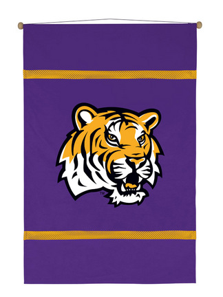 Louisiana State (LSU) Tigers 29.5" x 45" Coordinating NCAA "MVP Collection" Wall Hanging from Kentex