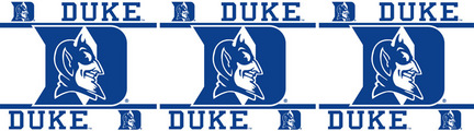 Duke Blue Devils 5" x 15' Wall Border from Kentex