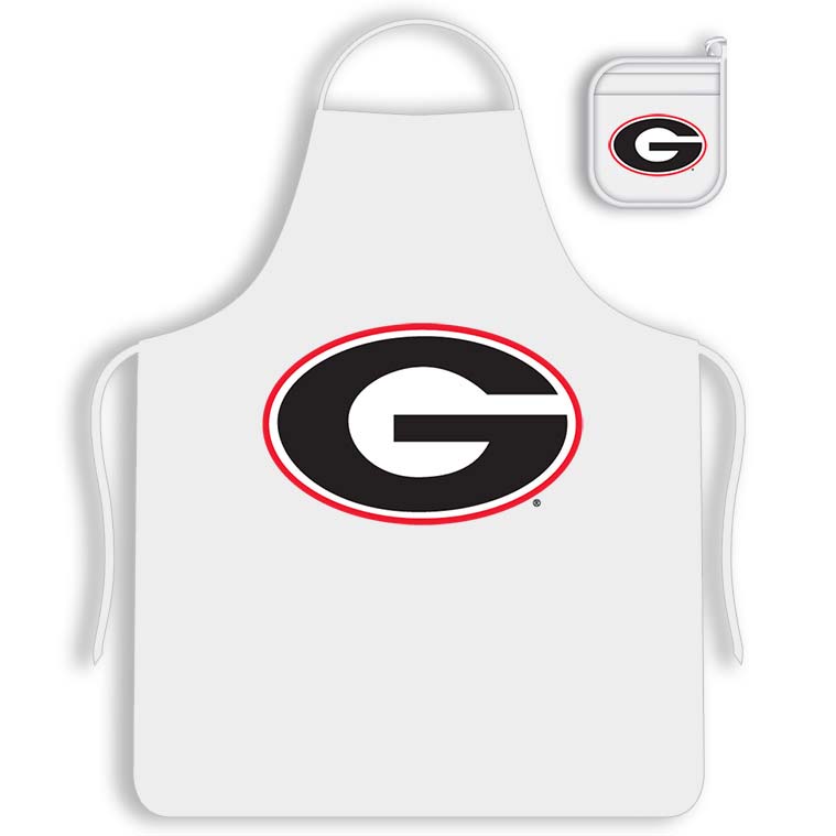 Georgia Bulldogs Tailgater Apron / Mitt Set by Kentex