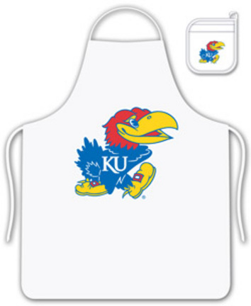 Kansas Jayhawks Tailgater Apron / Mitt Set by Kentex