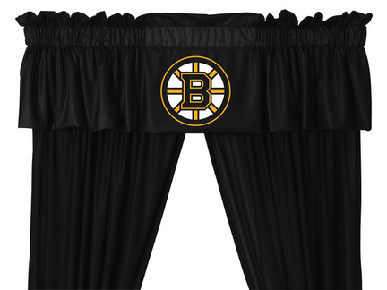 Boston Bruins Coordinating Ruffled Valance by Kentex