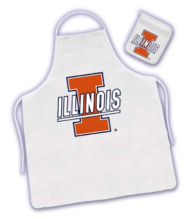 Illinois Fighting Illini Tailgater Apron / Mitt Set by Kentex