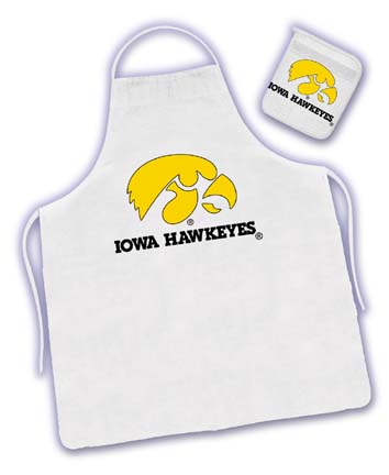 Iowa Hawkeyes Tailgater Apron / Mitt Set by Kentex