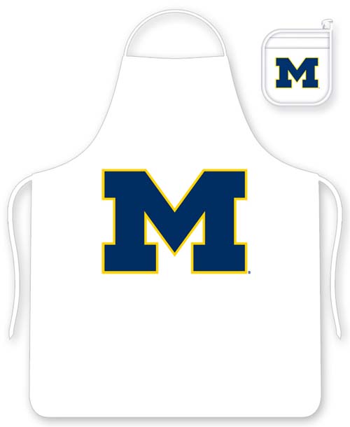 Michigan Wolverines Tailgater Apron / Mitt Set by Kentex