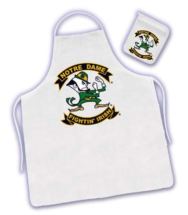 Notre Dame Fighting Irish Tailgater Apron / Mitt Set by Kentex