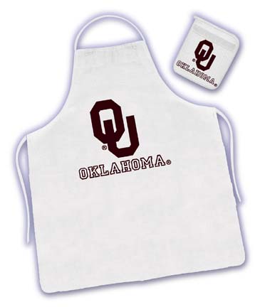 Oklahoma Sooners Tailgater Apron / Mitt Set by Kentex