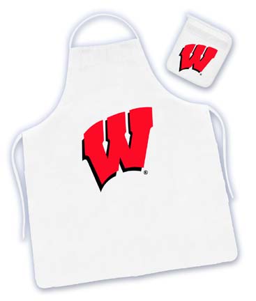 Wisconsin Badgers Tailgater Apron / Mitt Set by Kentex