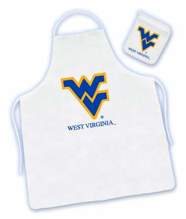 West Virginia Mountaineers Tailgater Apron / Mitt Set by Kentex