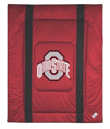 Ohio State Buckeyes Jersey Mesh Full / Queen Comforter from "The Sidelines Collection" by Kentex