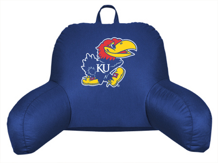 Kansas Jayhawks Coordinating NCAA Bedrest Pillow from Kentex