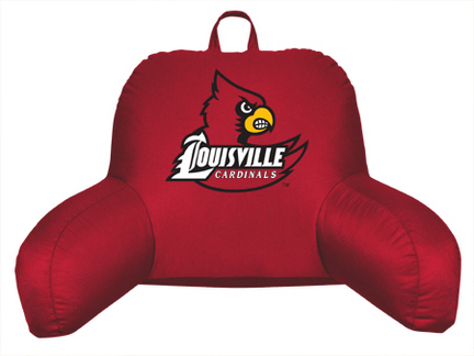 Louisville Cardinals Coordinating NCAA Bedrest Pillow from Kentex