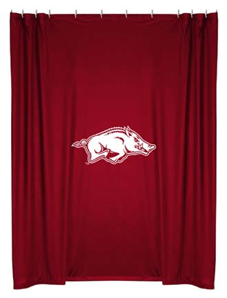 Arkansas Razorbacks Shower Curtain by Kentex