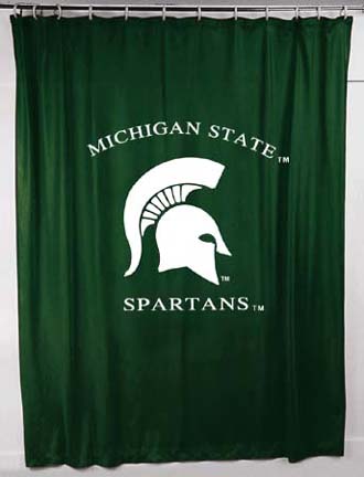 Michigan State Spartans Shower Curtain by Kentex