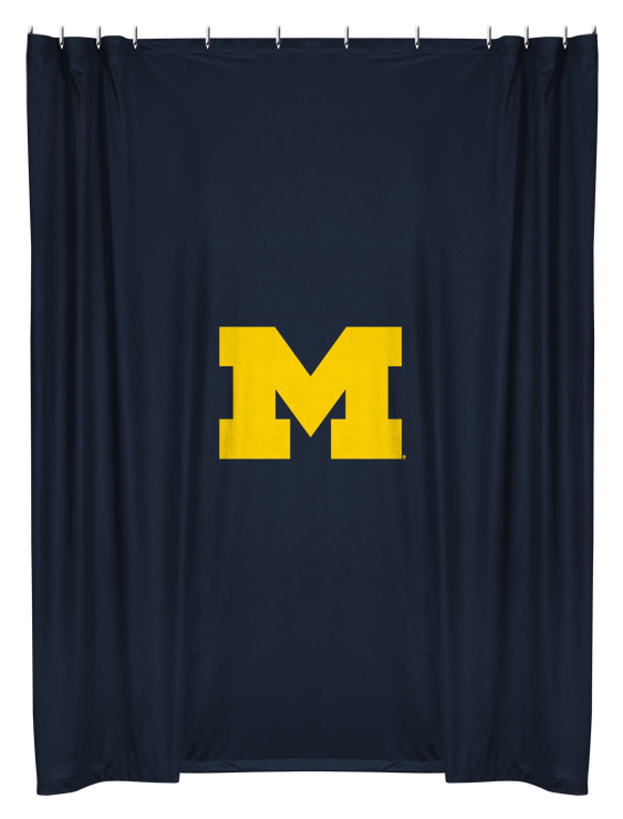 Michigan Wolverines Shower Curtain by Kentex