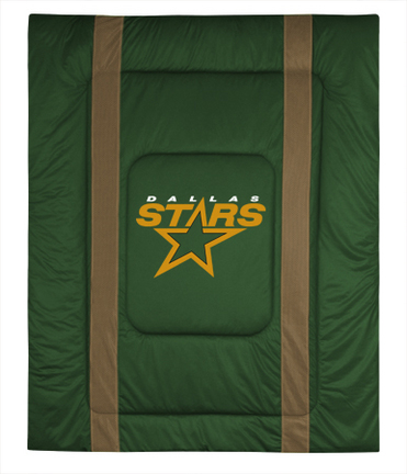 Dallas Stars Jersey Mesh Full/Queen Comforter from "The Sidelines Collection" by Kentex