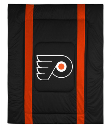 Philadelphia Flyers Jersey Mesh Full/Queen Comforter from "The Sidelines Collection" by Kentex