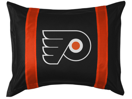 Philadelphia Flyers Coordinating Pillow Sham from "The Sidelines Collection" by Kentex
