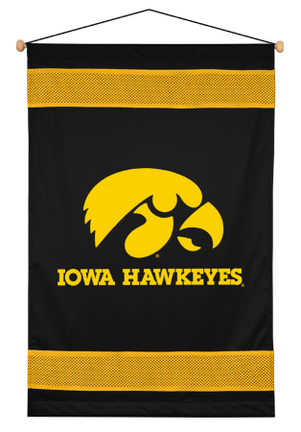 Iowa Hawkeyes 29.5" x 45" Coordinating NCAA "Sidelines Collection" Wall Hanging from Kentex