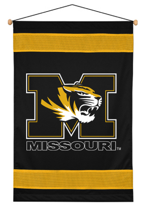 Missouri Tigers 29.5" x 45" Coordinating NCAA "Sidelines Collection" Wall Hanging from Kentex
