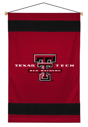 Texas Tech Red Raiders 29.5" x 45" Coordinating NCAA "Sidelines Collection" Wall Hanging from Kentex