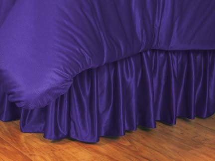 Louisiana State (LSU) Tigers Coordinating Full Bedskirt for the Locker Room or Sidelines Collection by Kentex