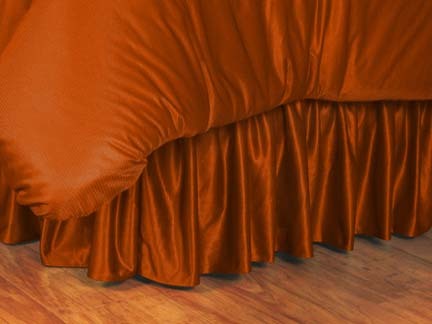 Texas Longhorns Coordinating Full Bedskirt for the Locker Room or Sidelines Collection by Kentex