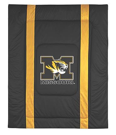 Missouri Tigers Jersey Mesh Twin Comforter from "The Sidelines Collection" by Kentex