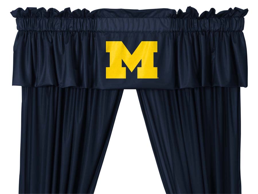 Michigan Wolverines Coordinating Valance for the Locker Room or Sidelines Collection by Kentex