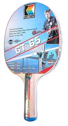 KETTLER "Challenge Professional" GT-65 Table Tennis Racquet - Set of 2 Racquets