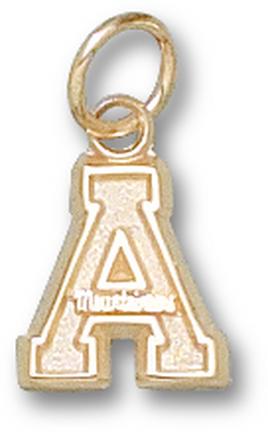 "Appalachian State Mountaineers 3/8"" ""A"" Lapel Pin - 14KT Gold Jewelry"