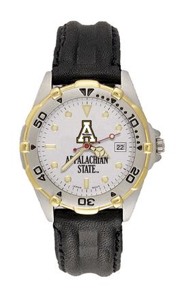 Appalachian State Mountaineers Men's All Star Watch with Leather Band from Hana Time